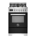Bertazzoni Professional gaskomfur, sort