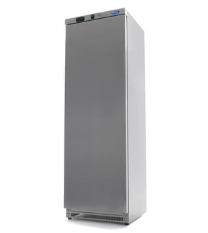 Maxima køleskab, 400 liter, rustfrit stål