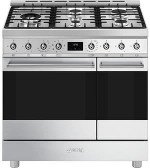 Smeg C92GMX2 Classic gaskomfur, 90 cm