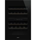 Smeg CVI414NX indbygget vinkøleskab, sort