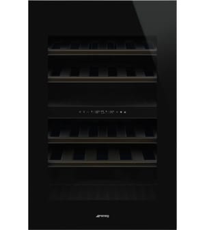 Smeg CVI414NX indbygget vinkøleskab, sort