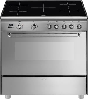 Smeg induktionskomfur, 115 liter, rustfrit stål