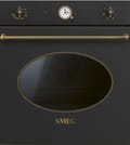 Smeg SF68C1AO Colonial indbygningsovn, antracit