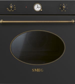 Smeg SF68C1AO Colonial indbygningsovn, antracit