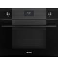 Smeg SO4101M1B3 Linea kompakt ovn med mikroovn