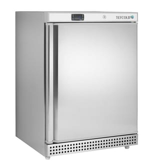 Tefcold UF200S fryseskab, 120 liter, rustfrit stål