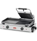 Toaster med grill og halv stegeplade