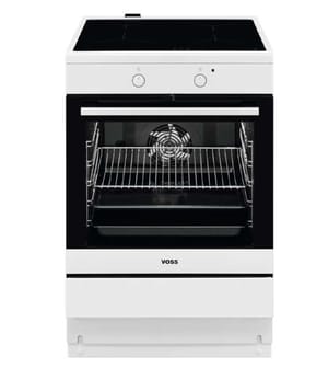 Voss VKI60350HV induktionskomfur, hvid