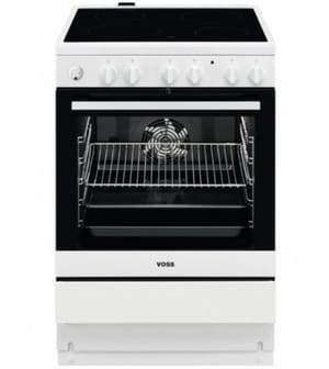 Voss VKK60304HV keramisk komfur, hvid