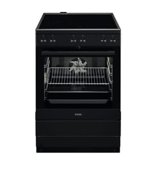 Voss VKK60341S keramisk komfur, sort