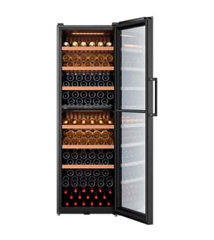Witt WCF601852-1 vinkøleskab, sort