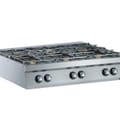 Zanussi kogebord, 6 gasblus, 1200 mm