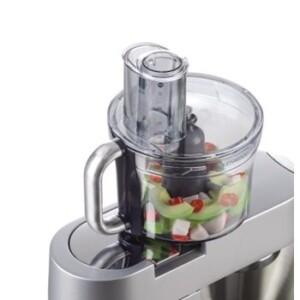 Bol Multifonction 2,5 L Pour Robot Kenwood Titanium Et Cooking Chef - Avec Couteau Inox + 6 Disques (râpe, éminceur…)